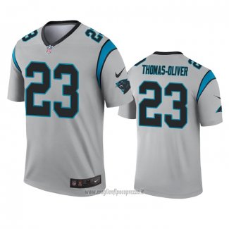 Maglia NFL Legend Carolina Panthers Stantley Thomas-Oliver Inverted Grigio