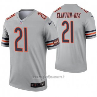 Maglia NFL Legend Chicago Bears 21 Ha Ha Clinton Dix Inverted Grigio