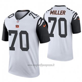 Maglia NFL Legend Cincinnati Bengals John Miller Bianco Color Rush