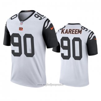 Maglia NFL Legend Cincinnati Bengals Khalid Kareem Bianco Color Rush