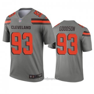 Maglia NFL Legend Cleveland Browns B.j. Goodson Inverted Grigio