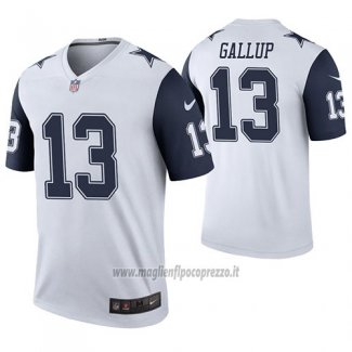 Maglia NFL Legend Dallas Cowboys Michael Gallup Bianco Color Rush