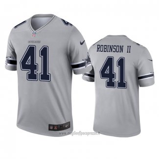 Maglia NFL Legend Dallas Cowboys Reggie Robinson Ii Inverted Grigio