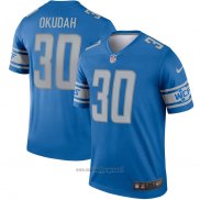 Maglia NFL Legend Detroit Lions Jeff Okudah Blu