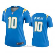 Maglia NFL Legend Donna Los Angeles Chargers 10 Justin Herbert Blu