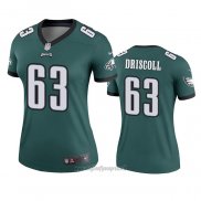 Maglia NFL Legend Donna Philadelphia Eagles Jack Driscoll Verde
