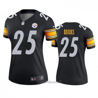 Maglia NFL Legend Donna Pittsburgh Steelers Antoine Brooks Nero