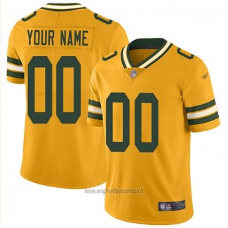 Maglia NFL Legend Green Bay Packers Personalizzate Giallo