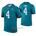 Maglia NFL Legend Jacksonville Jaguars Josh Lambo Verde Color Rush