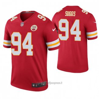 Maglia NFL Legend Kansas City Chiefs Terrell Suggs Color Rush Rosso