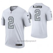 Maglia NFL Legend Las Vegas Raiders Aj Mccarron Bianco Color Rush