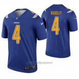Maglia NFL Legend Los Angeles Chargers Michael Badgley Blu Color Rush