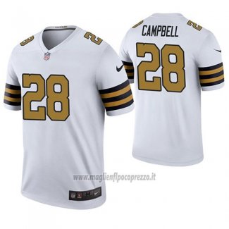 Maglia NFL Legend New Orleans Saints Christian Campbell Bianco Color Rush