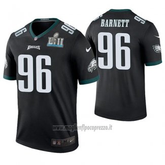 Maglia NFL Legend Philadelphia Eagles Derek Barnett Nero Super Bowl Lii Champions Color Rush