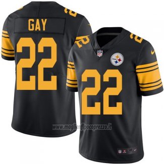 Maglia NFL Legend Pittsburgh Steelers Gay Nero