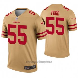 Maglia NFL Legend San Francisco 49ers 55 Dee Ford Inverted Or
