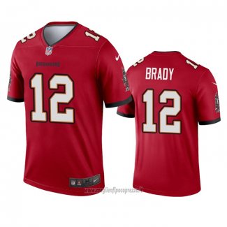 Maglia NFL Legend Tampa Bay Buccaneers Tom Brady 2020 Rosso