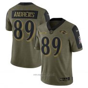 Maglia NFL Limited Baltimore Ravens Mark Andrews 2021 Salute To Service Verde