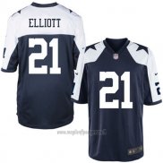 Maglia NFL Limited Bambino Dallas Cowboys 21 Elliott Nero Bianco