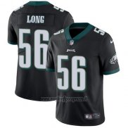 Maglia NFL Limited Bambino Philadelphia Eagles 56 Chris Long Nero Alternate Stitched Vapor Untouchable