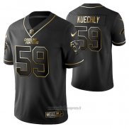 Maglia NFL Limited Carolina Panthers Luke Kuechly Golden Edition Nero