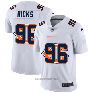 Maglia NFL Limited Chicago Bears Hicks Logo Dual Overlap Bianco