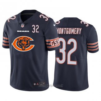 Maglia NFL Limited Chicago Bears Montgomery Big Logo Number Blu