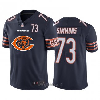 Maglia NFL Limited Chicago Bears Simmons Big Logo Number Blu