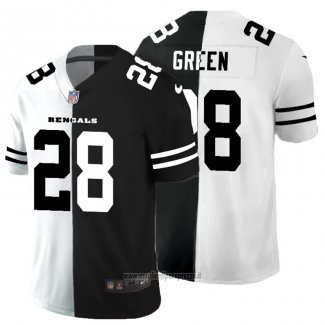 Maglia NFL Limited Cincinnati Bengals 28 Green White Black Split