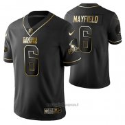 Maglia NFL Limited Cleveland Browns Baker Mayfield Golden Edition Nero