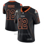 Maglia NFL Limited Cleveland Browns Josh Gordon Nero Color Rush 2018 Lights Out