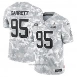 Maglia NFL Limited Cleveland Browns Myles Garrett 2024 Salute To Service Grigio