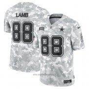 Maglia NFL Limited Dallas Cowboys CeeDee Lamb 2024 Salute To Service Grigio