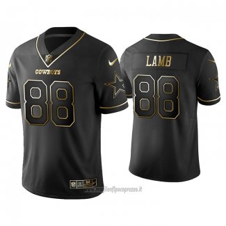 Maglia NFL Limited Dallas Cowboys Ceedee Lamb Golden Edition Nero