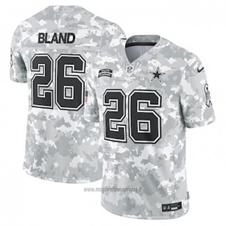 Maglia NFL Limited Dallas Cowboys DaRon Bland 2024 Salute To Service Grigio