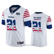 Maglia NFL Limited Dallas Cowboys Ezekiel Elliott Independence Day Bianco