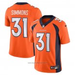Maglia NFL Limited Denver Broncos Justin Simmons Vapor Untouchable Arancione