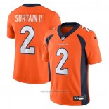 Maglia NFL Limited Denver Broncos Patrick Surtain II Vapor Untouchable Arancione