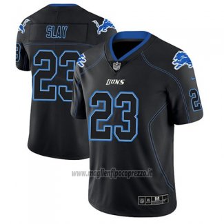 Maglia NFL Limited Detroit Lions Darius Slay Nero Color Rush 2018 Lights Out