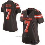 Maglia NFL Limited Donna 7 Kizer Cleveland Browns Nero