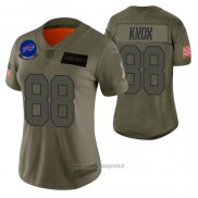 Maglia NFL Limited Donna Buffalo Bills Dawson Knox 2019 Salute To Service Verde