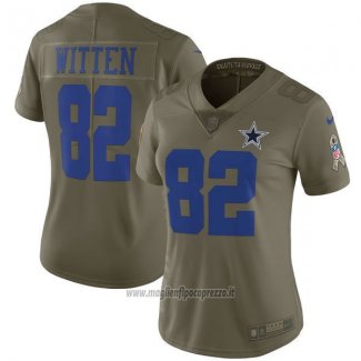Maglia NFL Limited Donna Dallas Cowboys 22 Emmitt Smith Verde