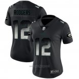 Maglia NFL Limited Donna Green Bay Packers Rodgers Smoke Fashion Nero