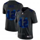 Maglia NFL Limited Indianapolis Colts Luck Logo Dual Overlap Nero