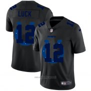 Maglia NFL Limited Indianapolis Colts Luck Logo Dual Overlap Nero
