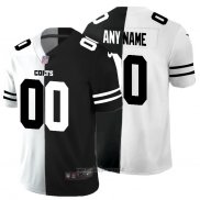 Maglia NFL Limited Indianapolis Colts Personalizzate White Black Split