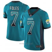 Maglia NFL Limited Jacksonville Jaguars Foles Rush Drift Fashion Blu