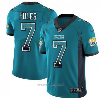 Maglia NFL Limited Jacksonville Jaguars Foles Rush Drift Fashion Blu