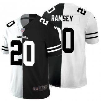 Maglia NFL Limited Jacksonville Jaguars Ramsey White Black Split