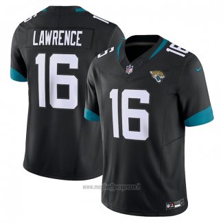Maglia NFL Limited Jacksonville Jaguars Trevor Lawrence Vapor F.U.S.E. Nero